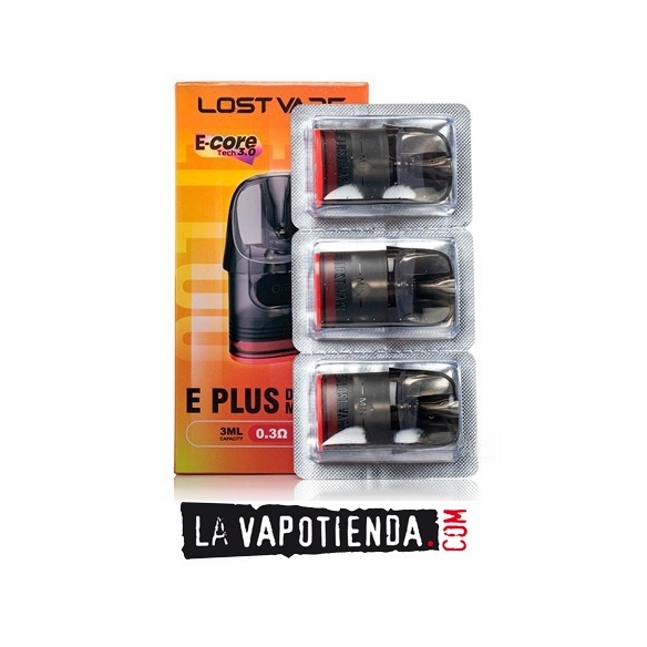 Pod E Plus Dual Mesh 2ml - Lost Vape - LA VAPOTIENDA -