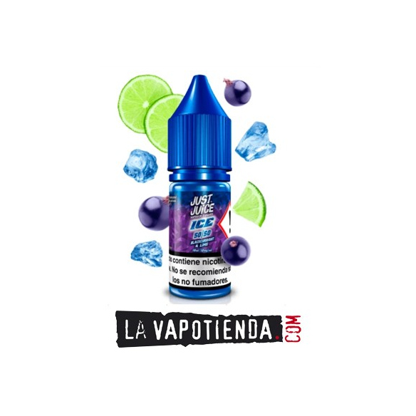 E-LIQUIDS 10ML: Just Juice - Ice Blackcurrant Lime - LA VAPOTIENDA-