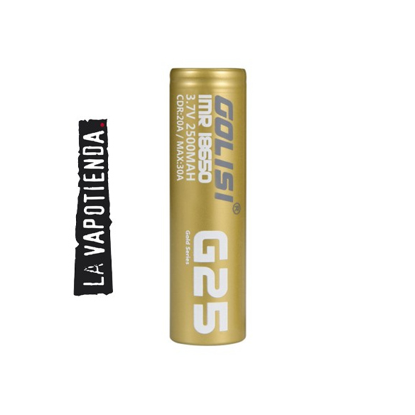 Batería GOLISI G25 IMR 18650 - LA VAPOTIENDA -