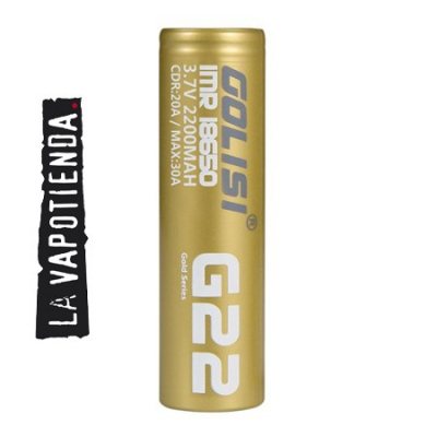 Batería GOLISI G22 IMR 18650 - LA VAPOTIENDA -