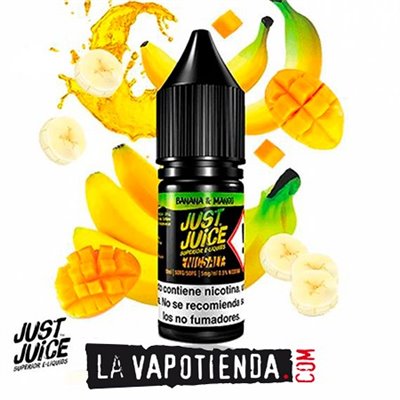 SALES DE NICOTINA: Banana & Mango de JUST JUICE - LA VAPOTIENDA-