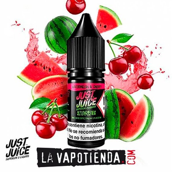 SALES DE NICOTINA: Watermelon & Cherry de JUST JUICE - LA VAPOTIENDA-