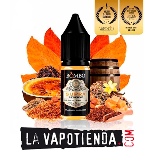 Sales Supra Reserve (Platinum Tobaccos) de Bombo - LA VAPOTIENDA -