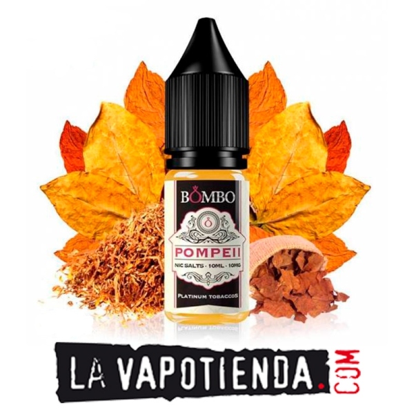 Sales: POMPEII (Platinum Tobaccos) de Bomo E-liquids. LA VAPOTIENDA-