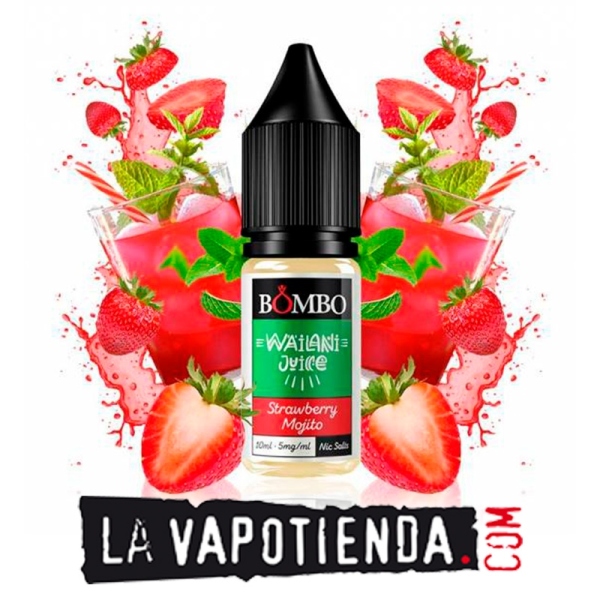 SALES NICOTINA: Strawberry Mojito Bombo E-liquids. - LA VAPOTIENDA-