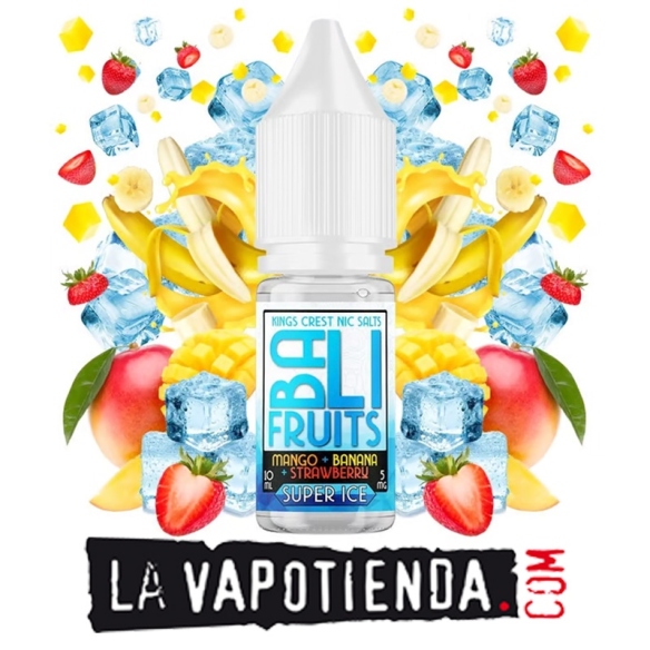 Mango Banana Strawberry Super Ice de Bali Fruits Salts - LA VAPOTIENDA