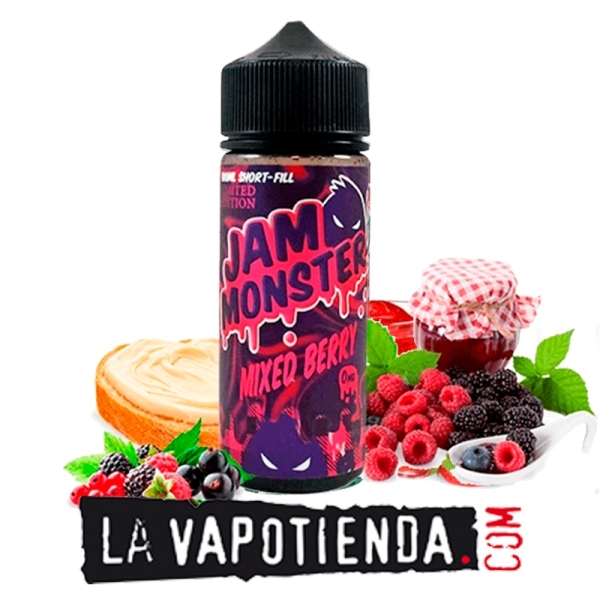Jam Monster Mixed Berry 100ml - LA VAPOTIENDA -