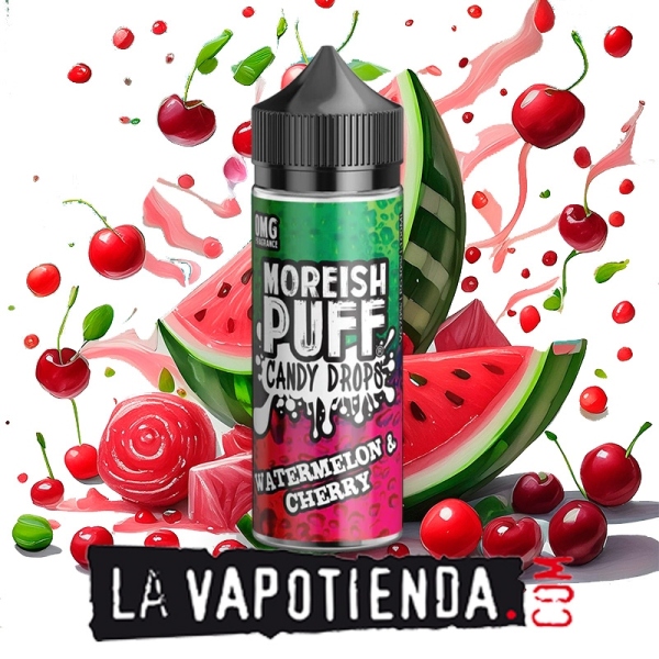 Candy Drops Watermelon and Cherry 100ml by Moreish Puff
