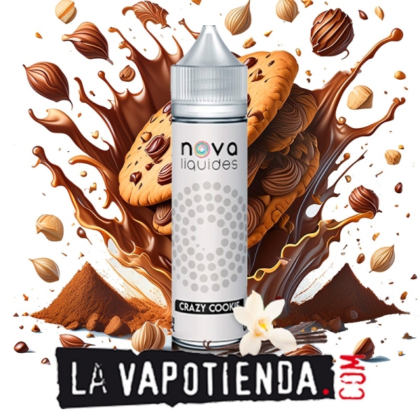 Crazy Cookie  50 ml by Nova Liquides - LA VAPOTIENDA -
