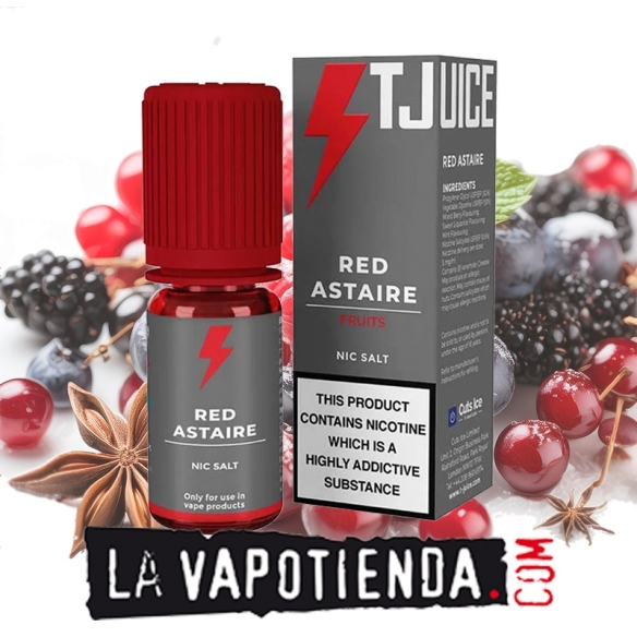 Red Astaire by T-Juice Nic Salt - LA VAPOTIENDA -
