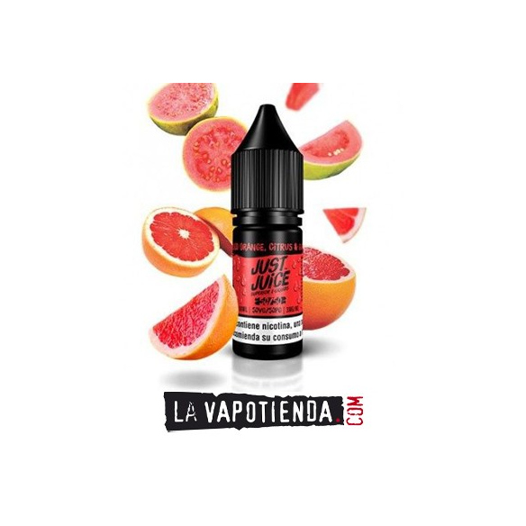 JUST JUICE. E-LIQUIDS: Blood Orange, Citrus, Guava - LA VAPOTIENDA -