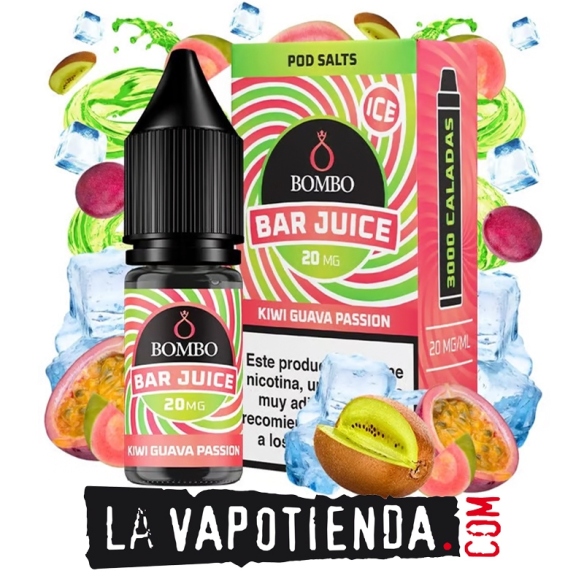Kiwi Guava Passion Ice 10ml de Bar Juice by Bombo