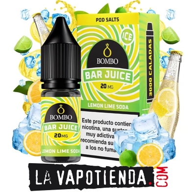 Lemon Lime Soda Ice 10ml de Bar Juice by Bombo