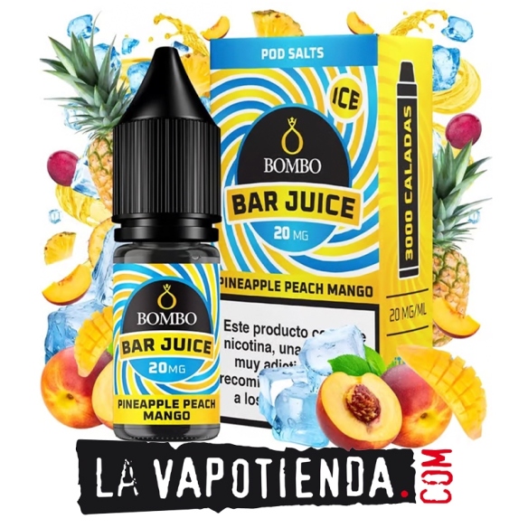 Pineapple Peach Mango Ice 10ml de Bar Juice by Bombo