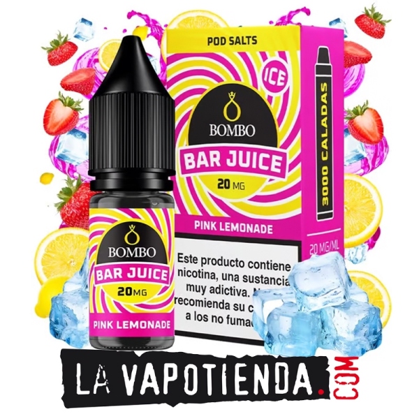 Pink Lemonade Ice 10ml de Bar Juice by Bombo