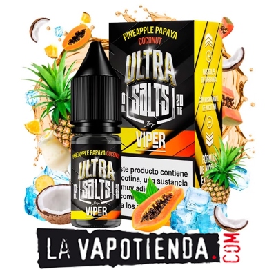 Pineapple Papaya Coconut Ultra Salts by Viper - LA VAPOTIENDA -