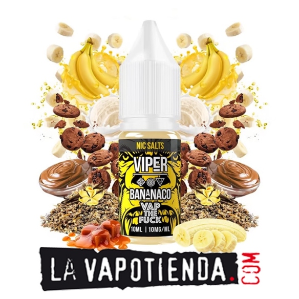 SALES DE NICOTINA VIPER: Bananaco - LA VAPOTIENDA-