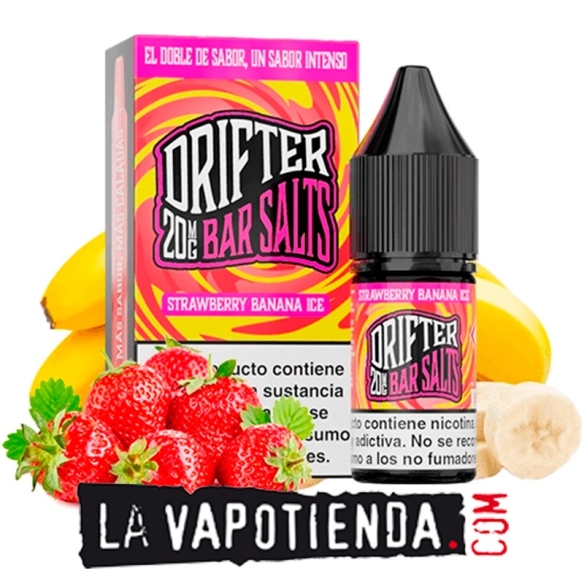 Strawberry Banana Ice by Drifter Bar Salts - LA VAPOTIENDA -