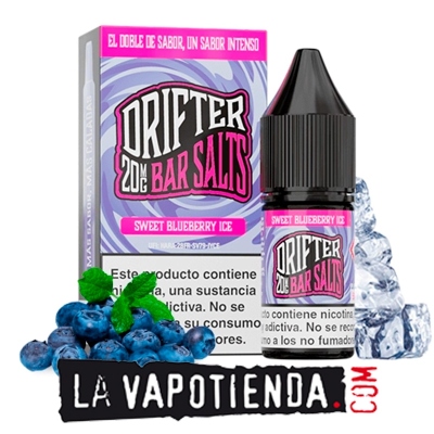 Sweet Blueberry Ice by Drifter Bar Salts - LA VAPOTIENDA -