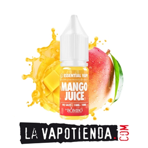 Mango Juice Essential Vape Nic Salts by Bombo - LA VAPOTIENDA -