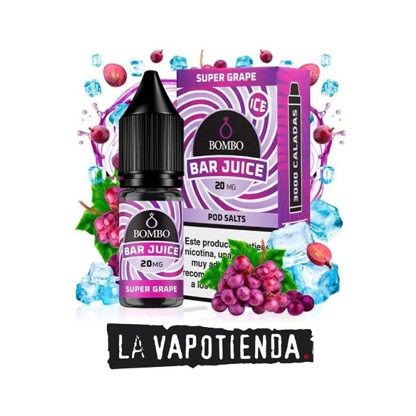 Super Grape Ice Sales 10ml de Bar Juice by Bombo