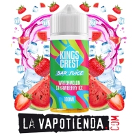 Watermelon Strawberry Ice 100ml by Kings Crest - La Vapotienda -