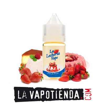 Aroma Flan de Fresas 30ml by La Lechería Vape - LA VAPOTIENDA-