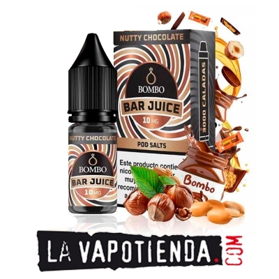 Nutty Chocolate Salt Bar Juice by Bombo - LA VAPOTIENDA -