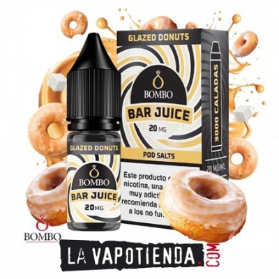 Glazed Donuts Salt Bar Juice by Bombo - LA VAPOTIENDA -
