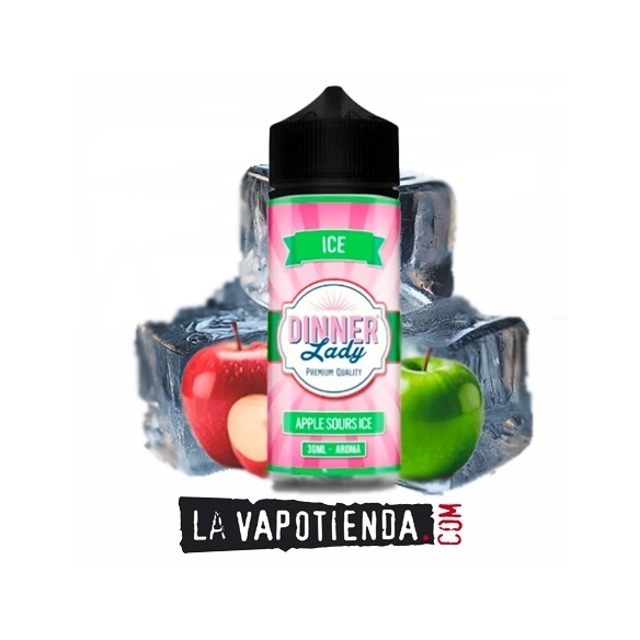 Aroma Apple Sours Ice 30ml (Longfill) de Dinner Lady - LA VAPOTIENDA