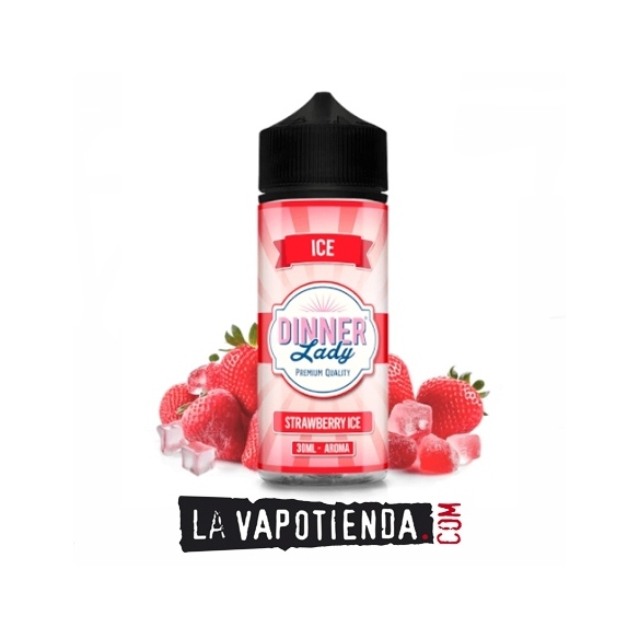 Aroma Strawberry Ice 30ml (Longfill) de Dinner Lady - LA VAPOTIENDA
