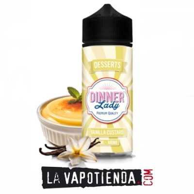 Aroma Vanilla Custard 30ml (Longfill) de Dinner Lady- LA VAPOTIENDA