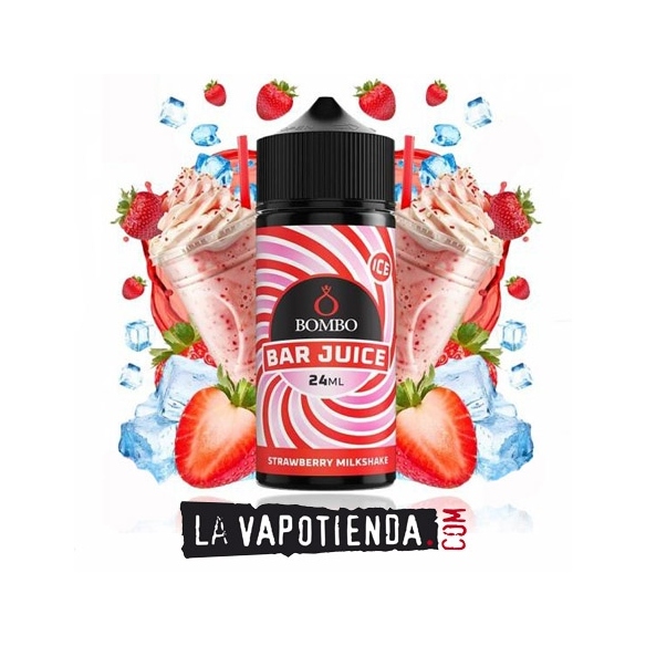 Aroma Strawberry Milkshake Ice 24ml (Longfill) de Bombo Bar