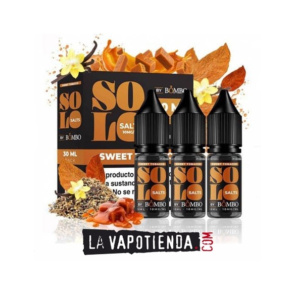 Sweet Tobacco SOLO SALTS (3pcs) de Bombo