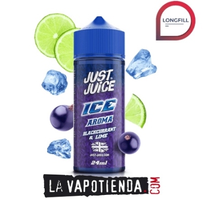 Aroma Ice Blackcurrant Lime 24ml (longfill) by Just Juice - LA VAPOTIE