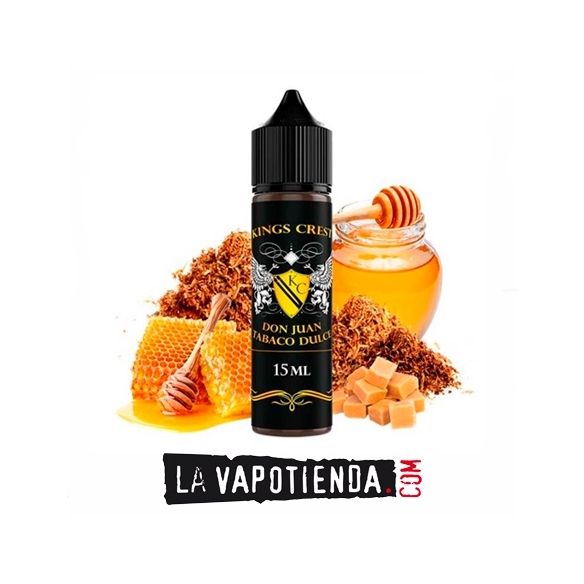 Aroma Don Juan Tabaco Dulce 15ml Longfill Kings Crest - LA VAPOTIENDA