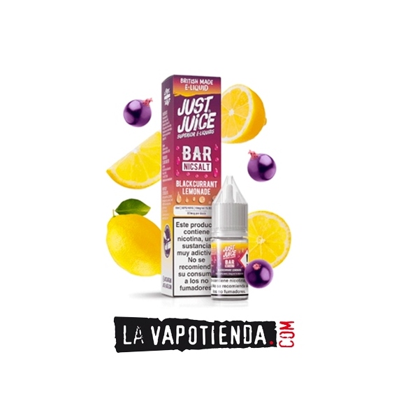 Blackcurrant Lemonade Bar Salts by Just Juice - LA VAPOTIENDA -