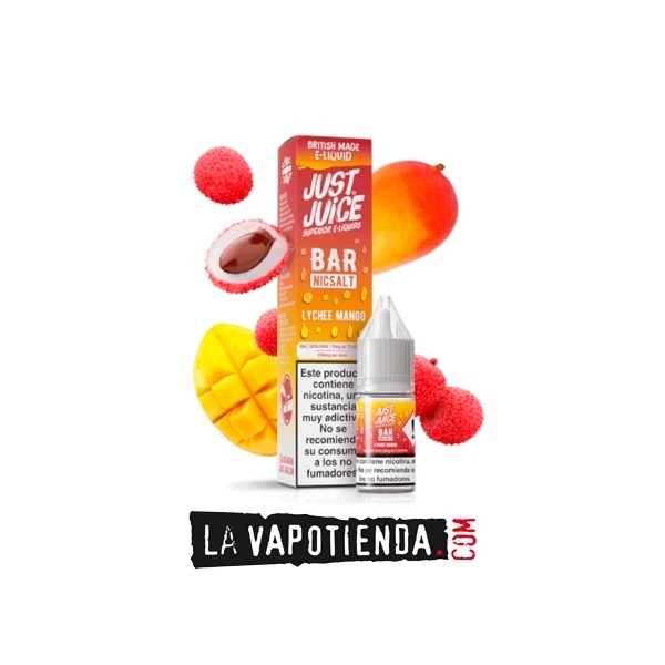 Lychee Mango Bar Salts by Just Juice - LA VAPOTIENDA -