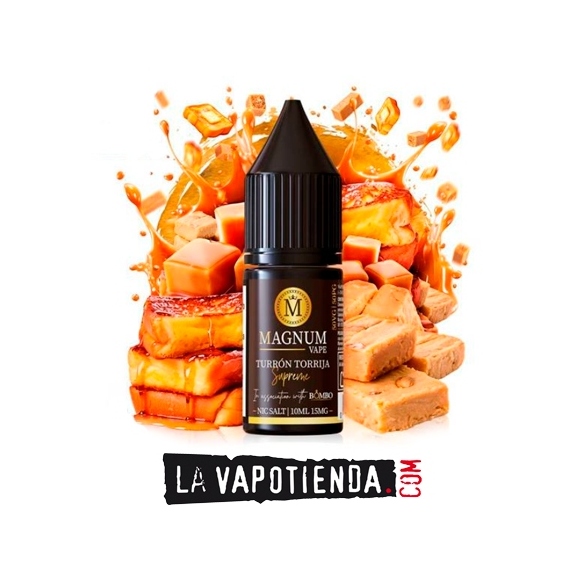 Turron Torrija Supreme 10ml - Magnum Vape Nic Salts - LA VAPOTIENDA -