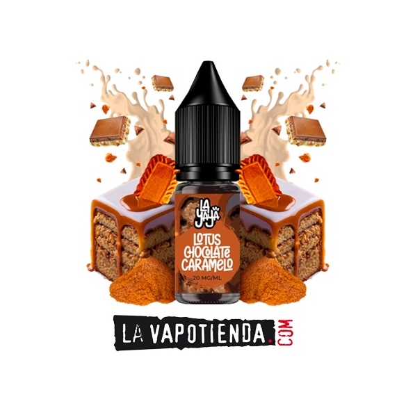 Lotus Chocolate Caramelo 10ml - La Yaya Salt - LA VAPOTIENDA -