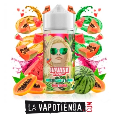 Aroma Watermelon Papaya 20ml de Havana Dream - LA VAPOTIENDA -
