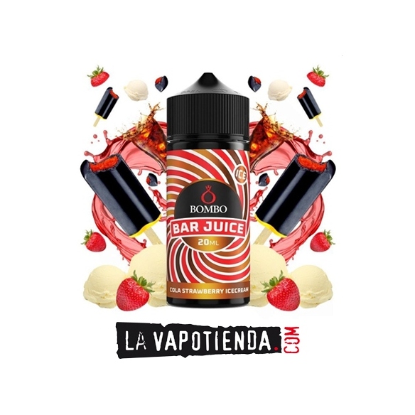 Cola Straw Ice Cream 20ml/120 (Longfill) - Bombo Bar - LA VAPOTIENDA -