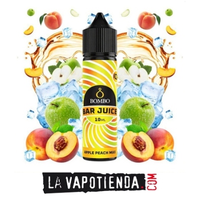 Apple Peach Max 10ml/60 (Longfill) - Bombo Bar - LA VAPOTIENDA -