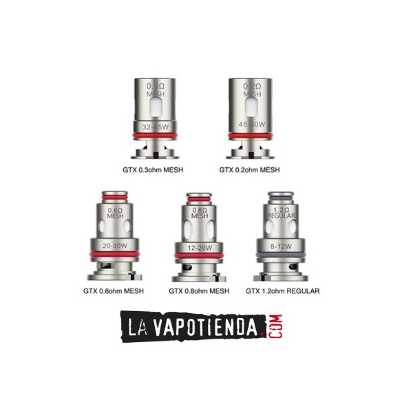 Caja de Resistencias GTX de Vaporesso
