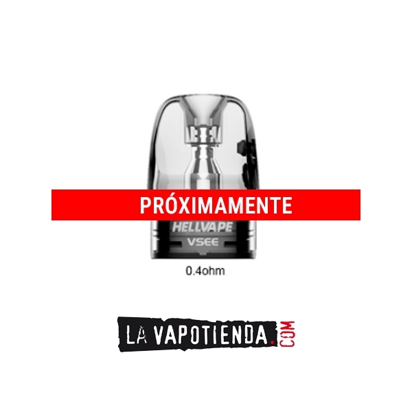 Pod Vsee 2ml (3pcs) by Hellvape - LA VAPOTIENDA -