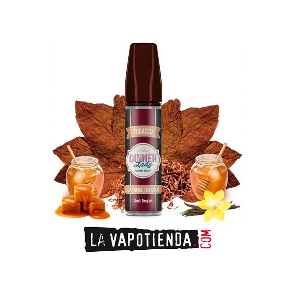 Aroma Caramel Tobacco 14ml (Longfill) Dinner Lady - LA VAPOTIENDA -