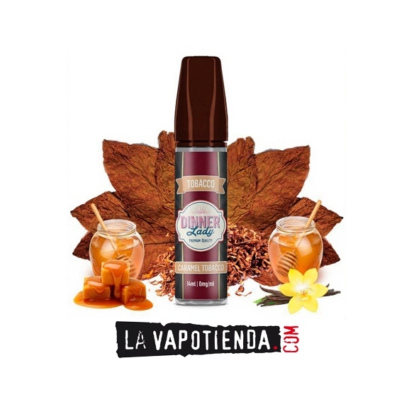 Aroma Caramel Tobacco 14ml (Longfill) Dinner Lady - LA VAPOTIENDA -