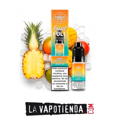Mango Pineapple Ice 10ml - Dinner Lady Fruitfull Bar - LA VAPOTIENDA