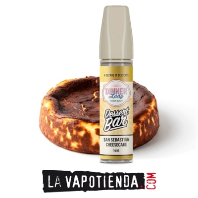 Aroma San Sebastian Cheesecake 14ml/60 (Longfill) - Dinner Lady D.Bar