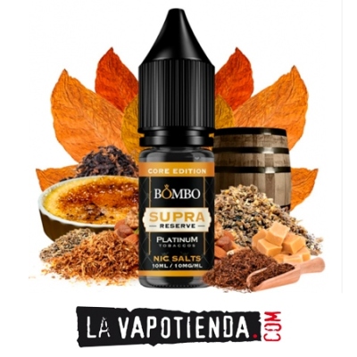 Supra Reserve 10ml - Platinum Tobaccos Nic Salts by Bombo Core Edition